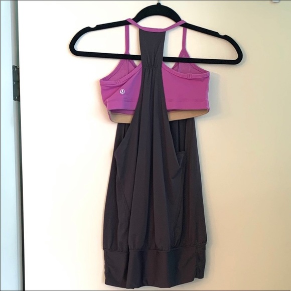 Lululemon No Limit Tank Paris Pink Heathered Grey - Picture 4 of 4
